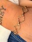 Twist link bracelet