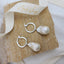 Small Baroque Pearl Hoops