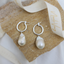 Small Baroque Pearl Hoops
